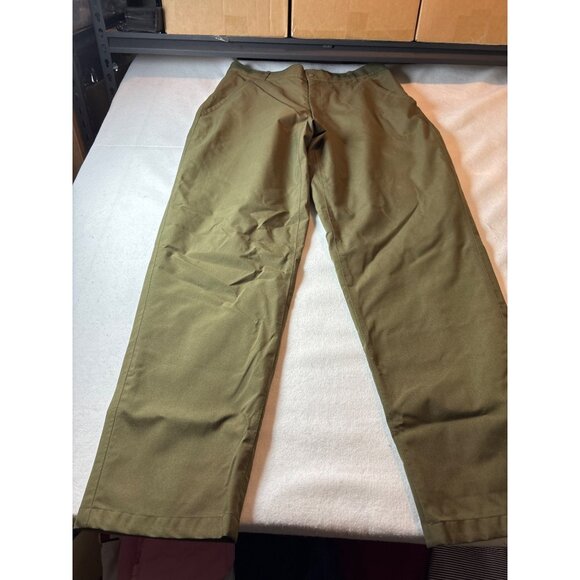L.L. Bean Mens Khaki Pants Size 38 Cotton & Polyester Blend Tumble Dry Warm - Picture 1 of 11